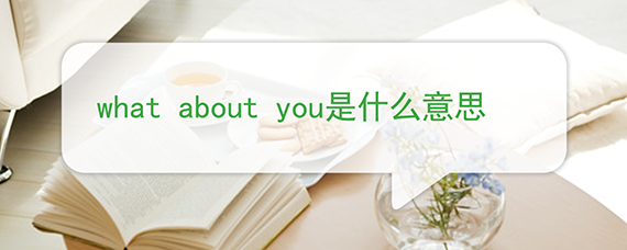 what about you是什么意思